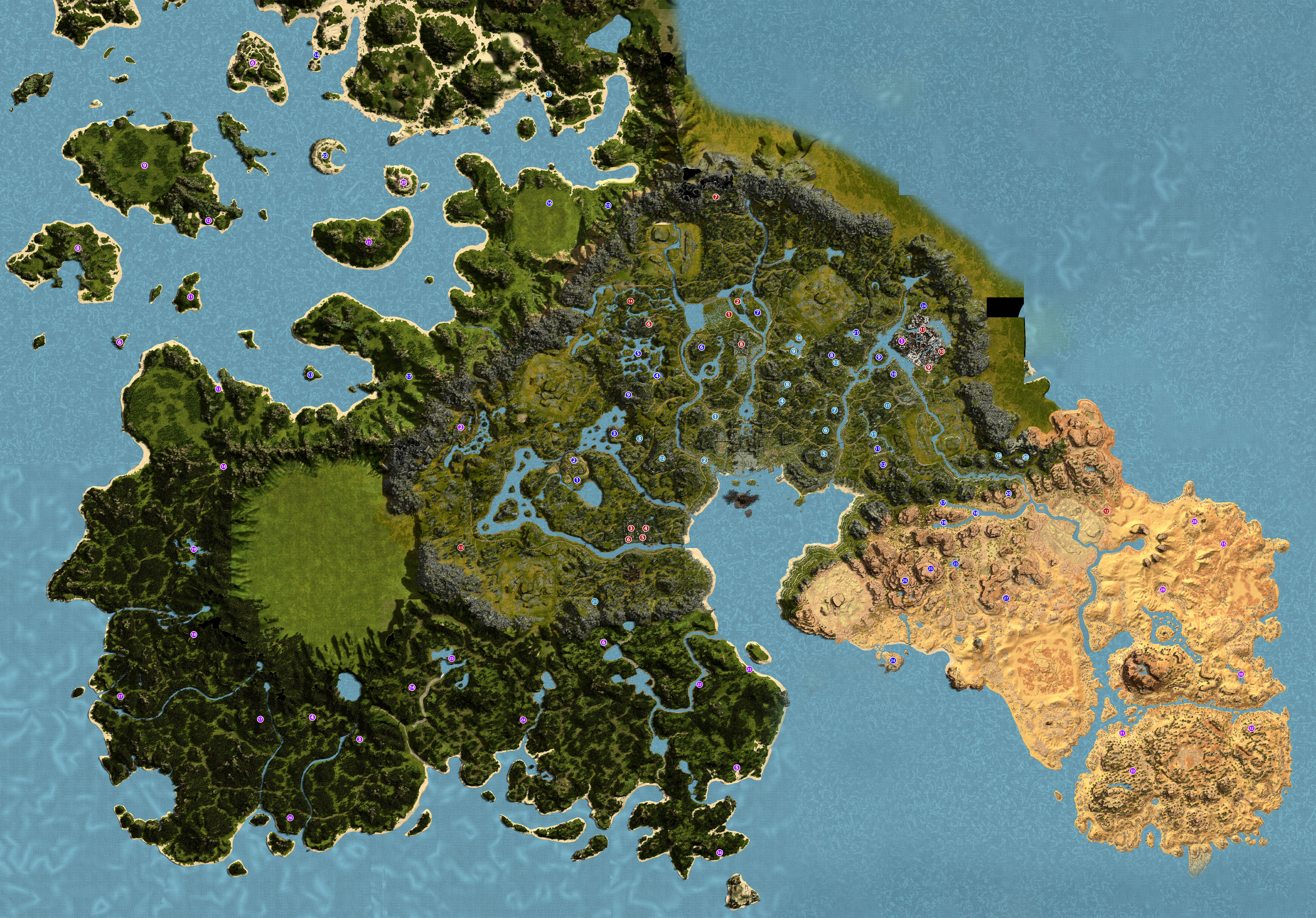 Leveling Map