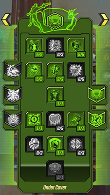 Under Cover Skill Tree