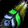 Green Voodoo Feather  Icon