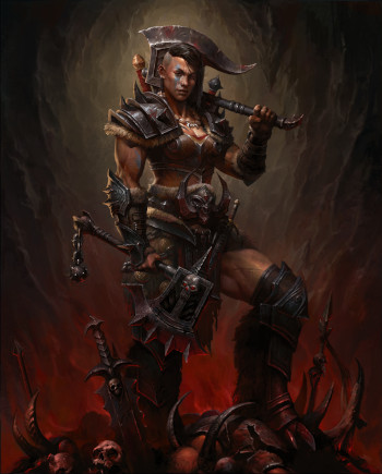 Diablo Immortal Female Barbarian