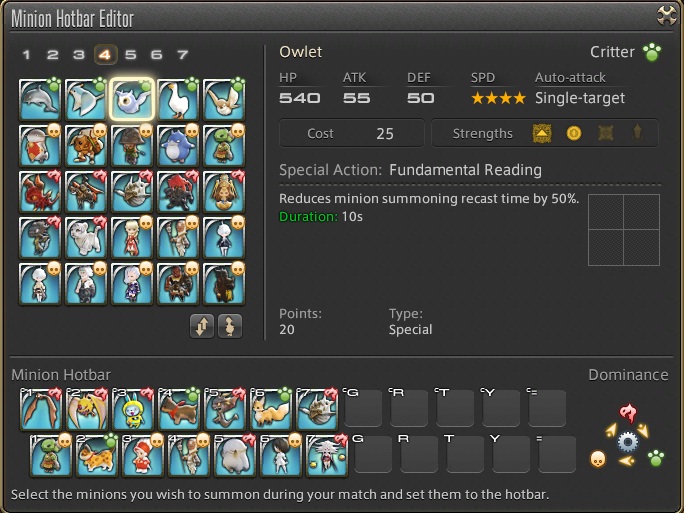 Minion Hotbar Editor