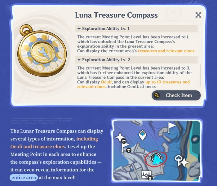 Luna Treasure Compass