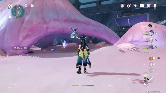 Paha Isle Lunoculus Collectables: ##2 On the pink beach, under some big seashell