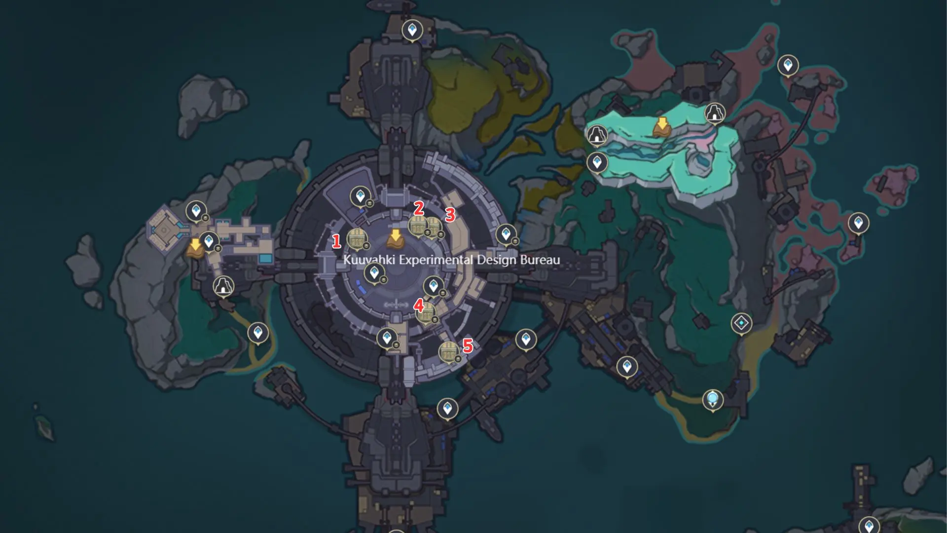 Paha Isle Exquisite Chests Map