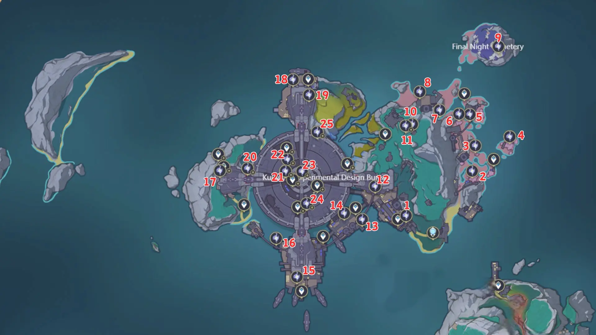 Paha Isle Lunoculus Map