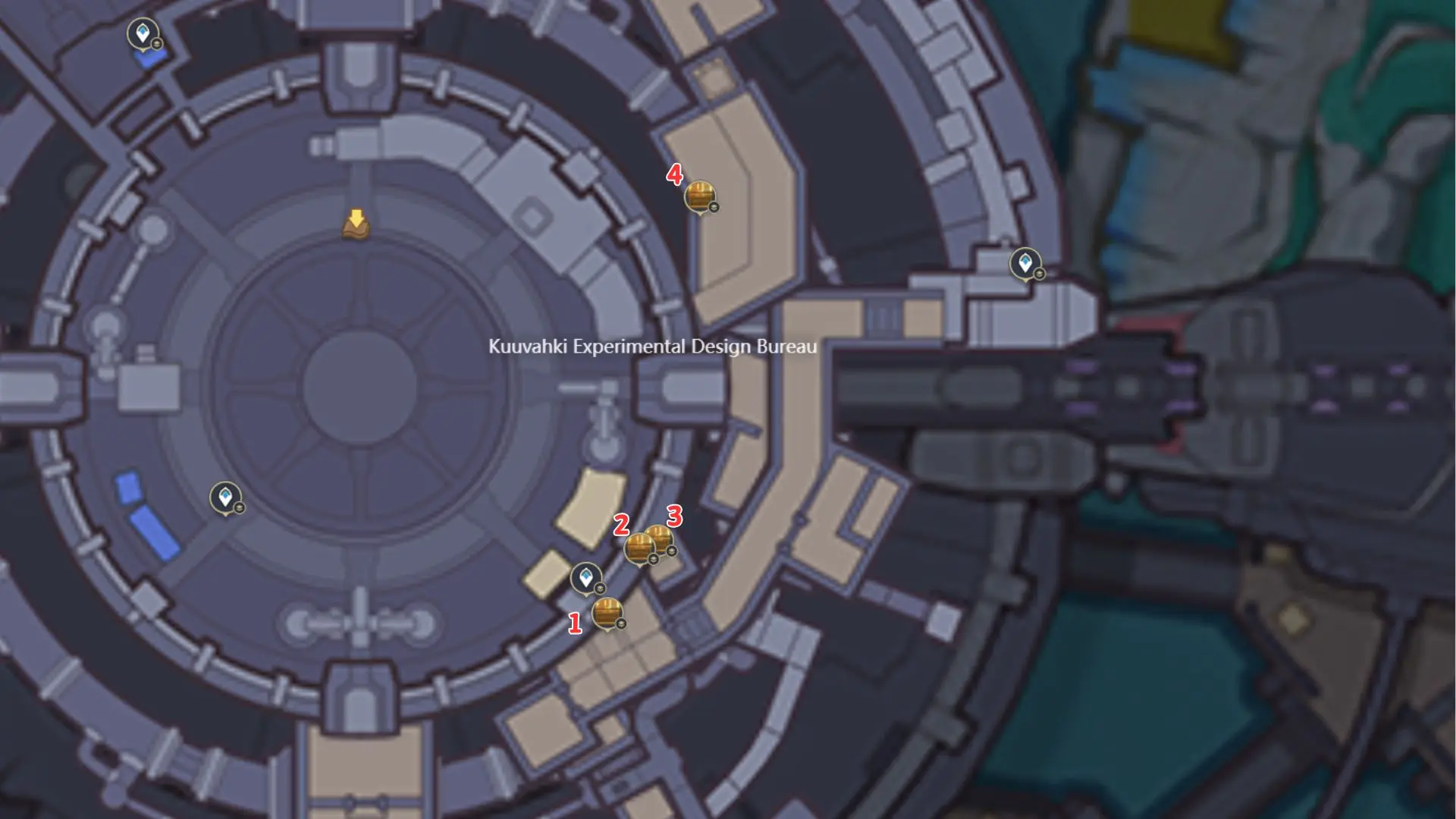 Paha Isle Precious Chests Map