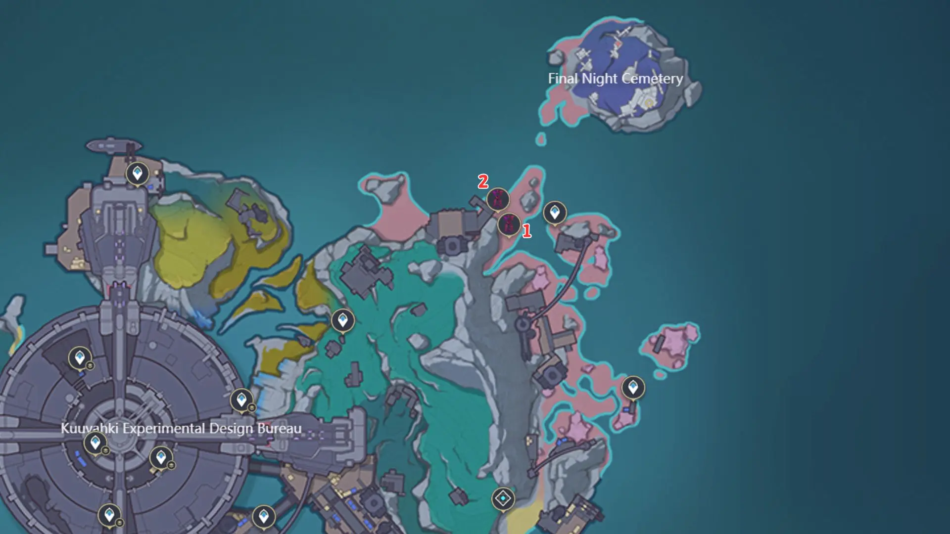 Paha isle Time Trials Map