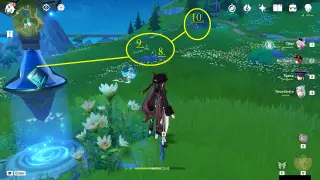 South Elynas Lumidouce Bell Farming Route: #How to reach Nodes #8, #9, and #10 from the Teleport