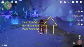 East of Millennial Pearl Seahorse Lumitoile Farming Route: #How to reach Node #67 from the Teleport