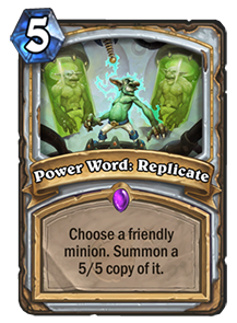 Power Word: Replicate Image - Boomsday Expansion