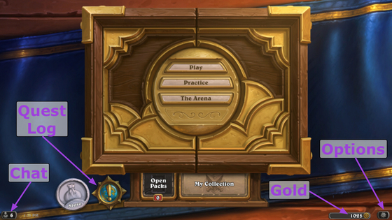 Hearthstone Menu