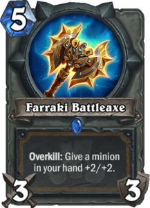 Farraki Battleaxe - Rastakhan's Rumble