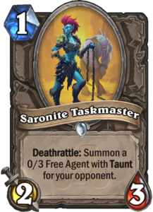 Saronite Taskmaster - Rastakhan's Rumble