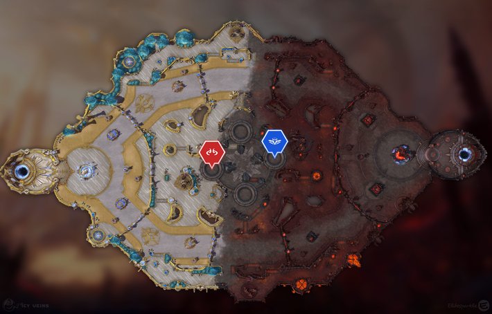 Battlefield of Eternity Map Objective Offensive Horizontal