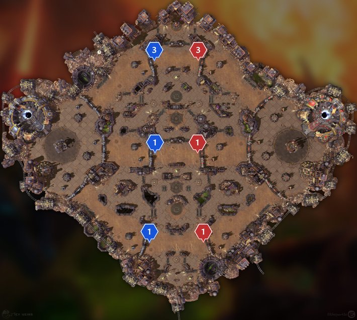 Warhead Junction Formation 3-1-1