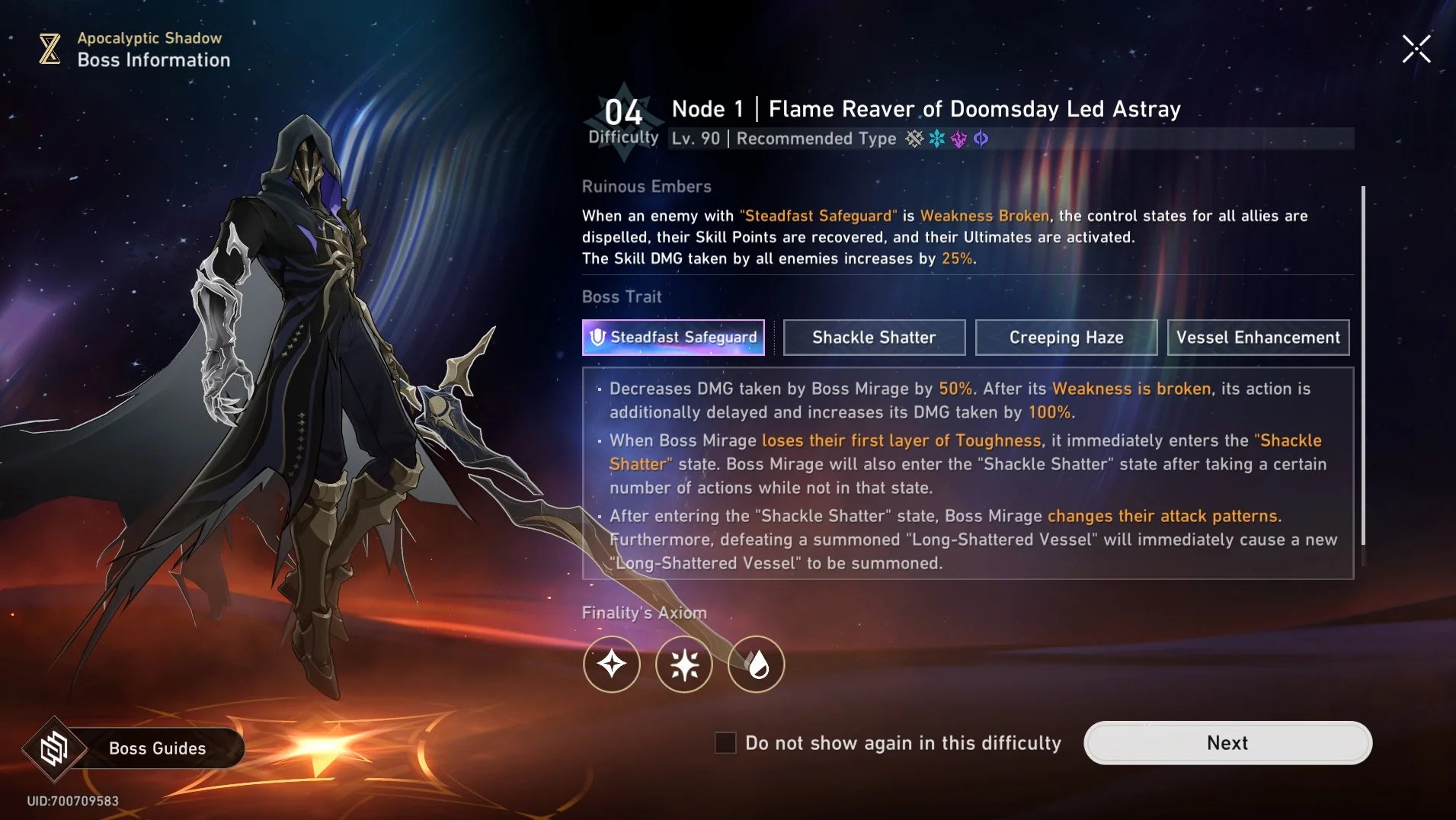 Flame Reaver of Doomsday Led Astray
