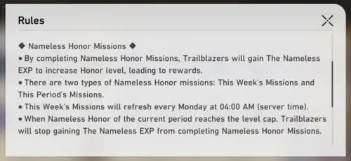 Battle Pass Rules in Honkai: Star Rail