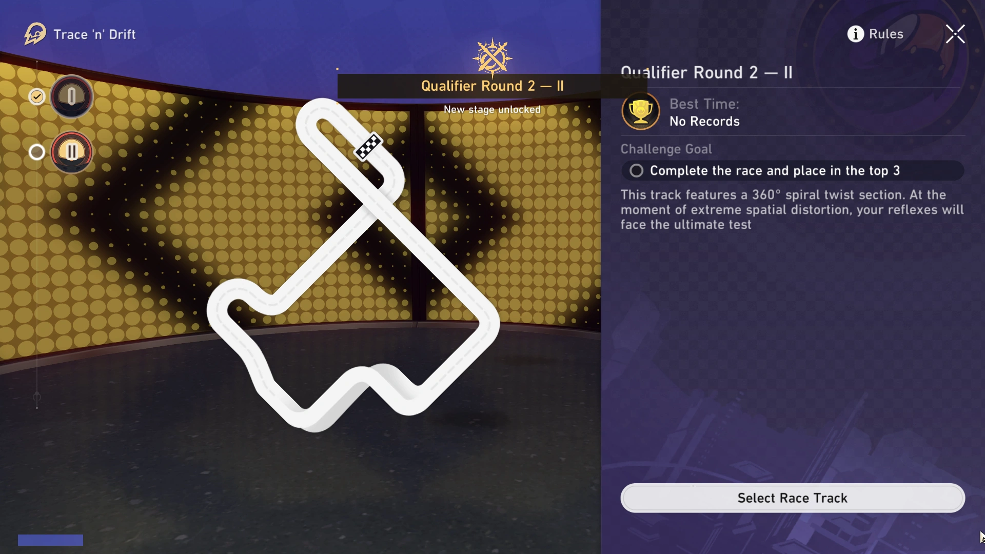 Round 2 - II Racetrack