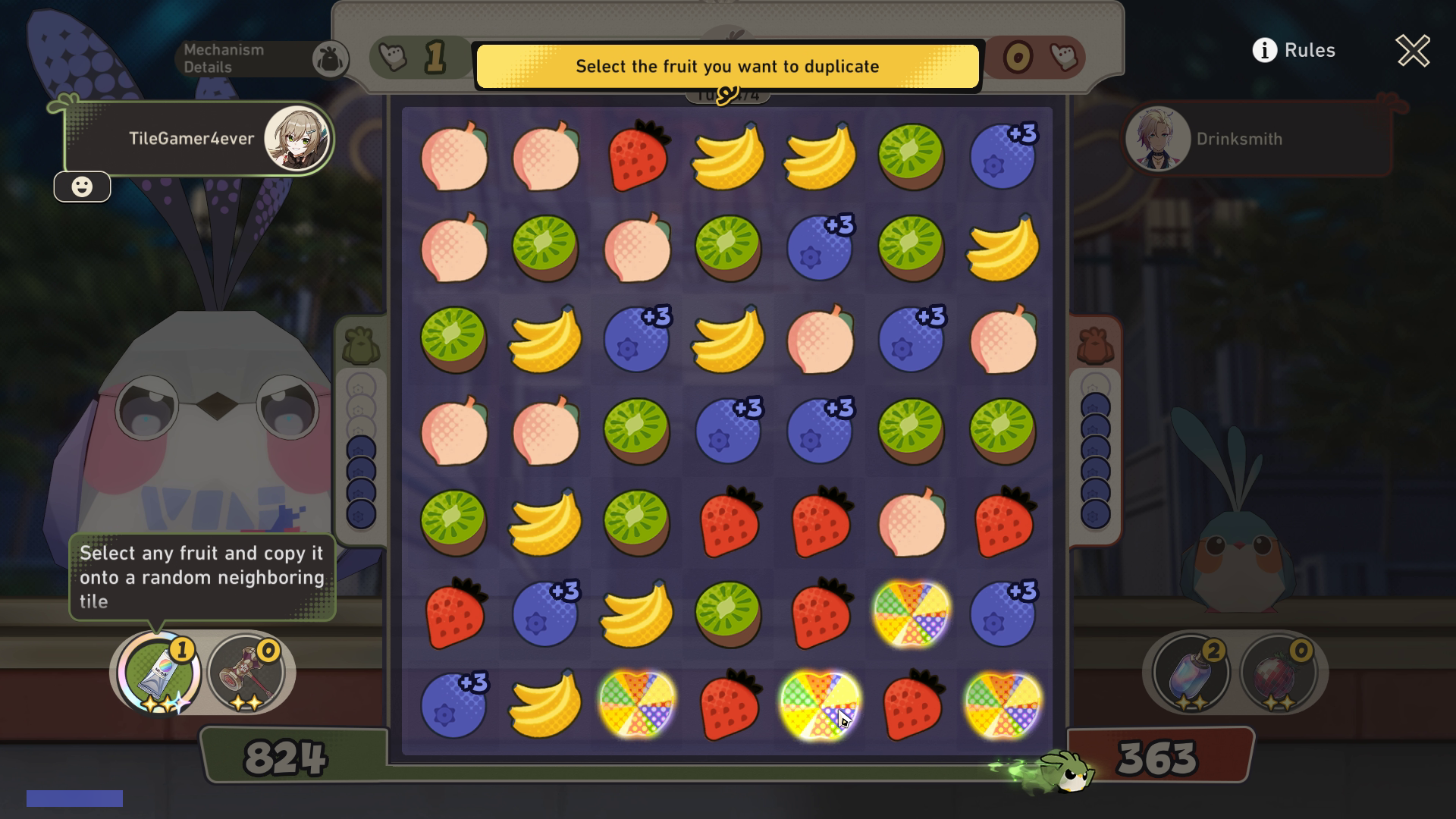 Using Battle Items