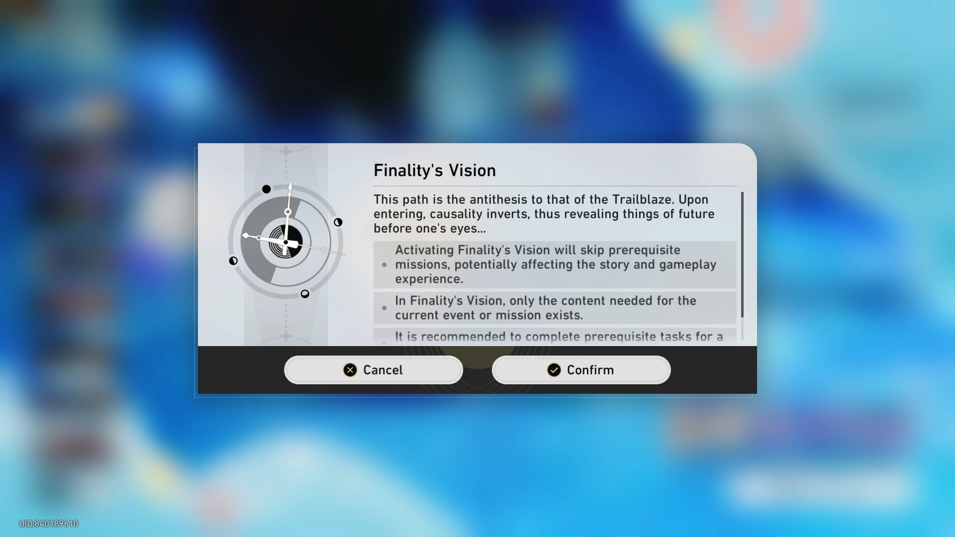 Finality's Vision