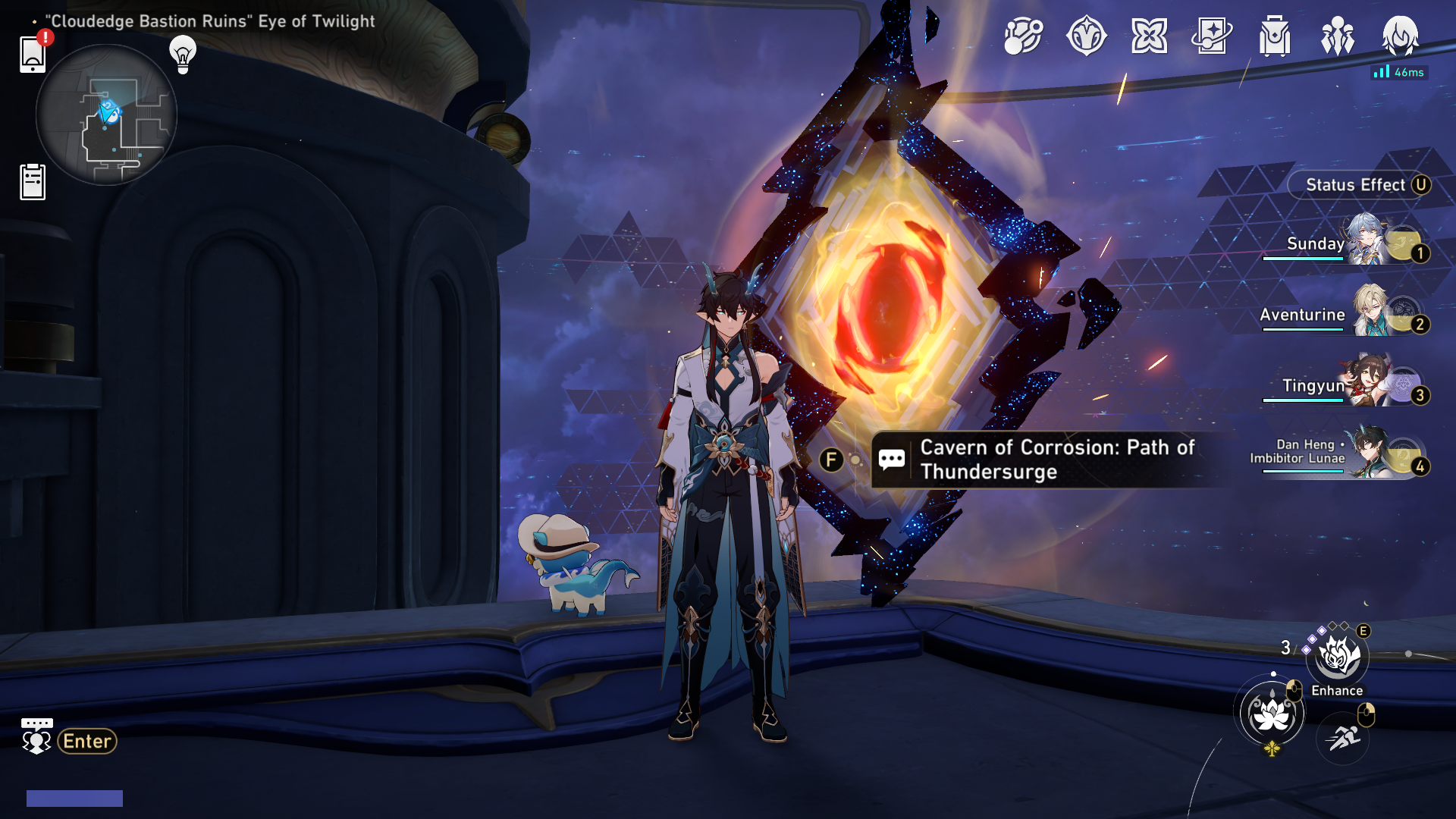 Example Cavern of Corrosion Challenge Location