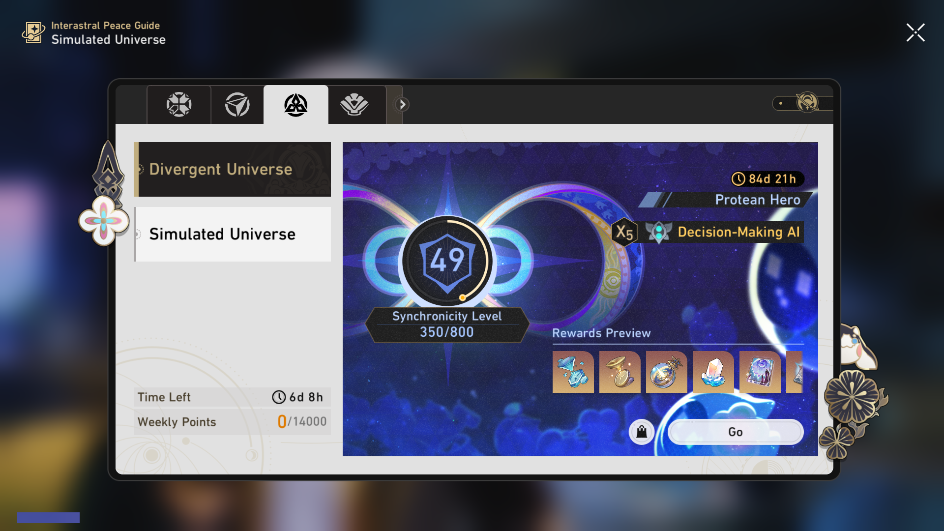Divergent Universe in the Interastral Peace Guide
