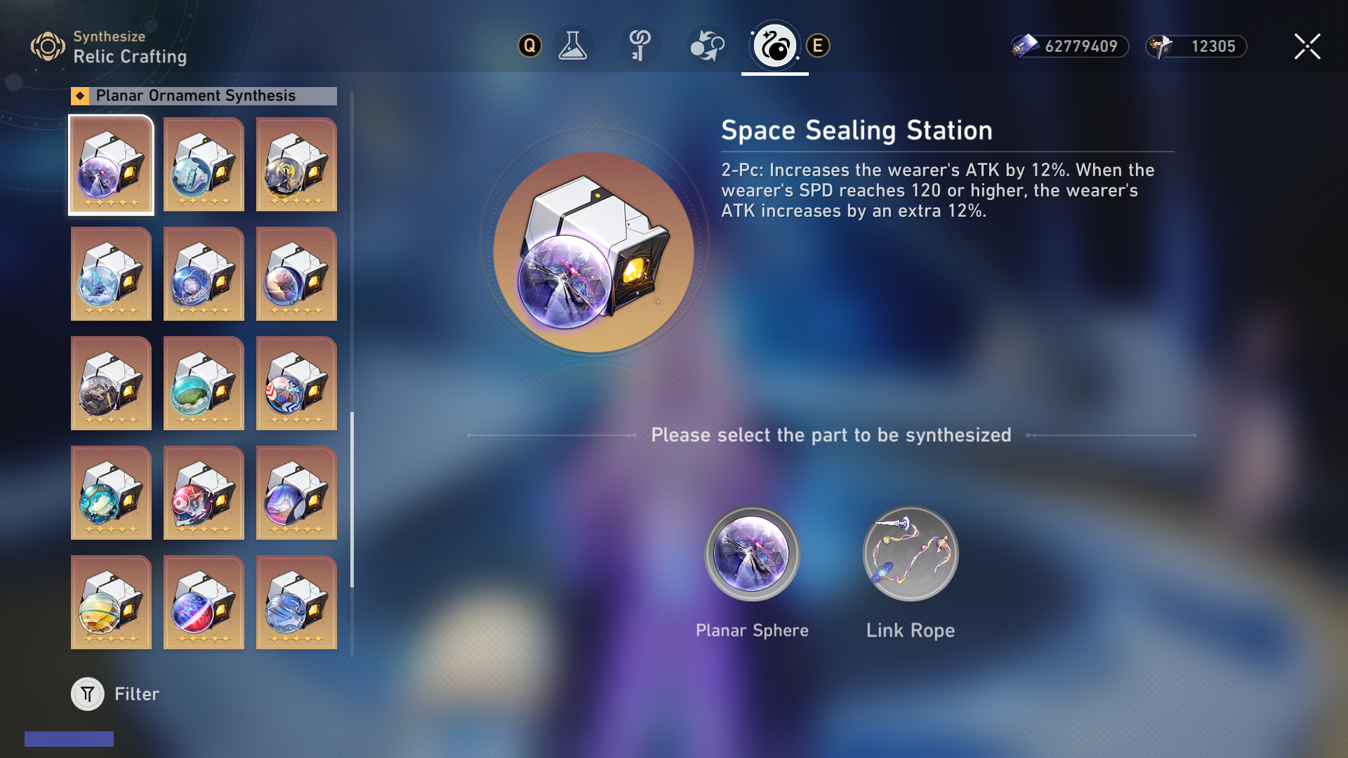 Planar Ornament Sets