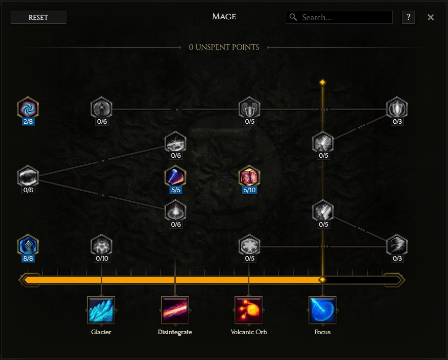 Mage Passive Tree