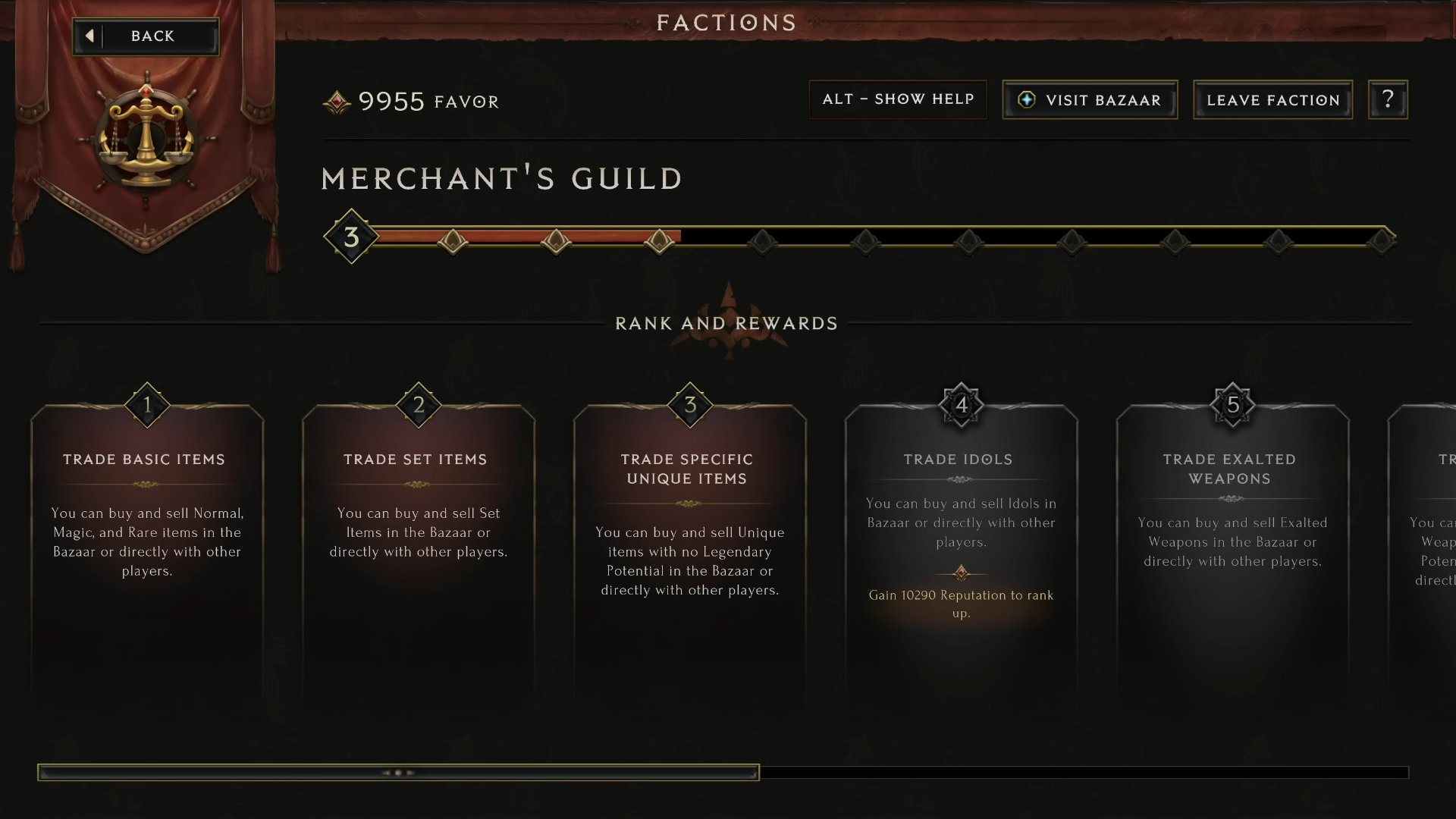 Merchant's Guild Interface