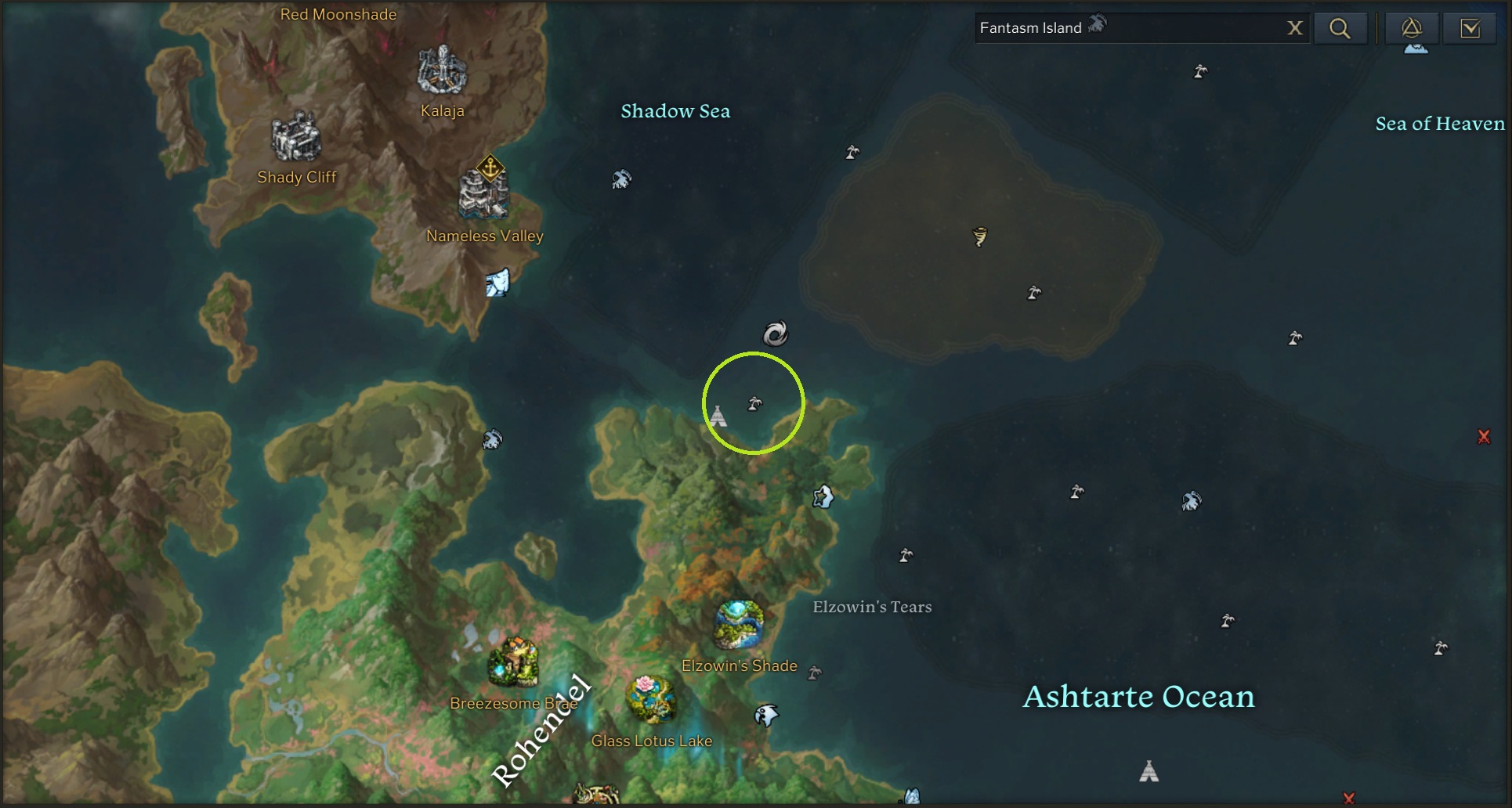 Fantasm Island Location Lost Ark