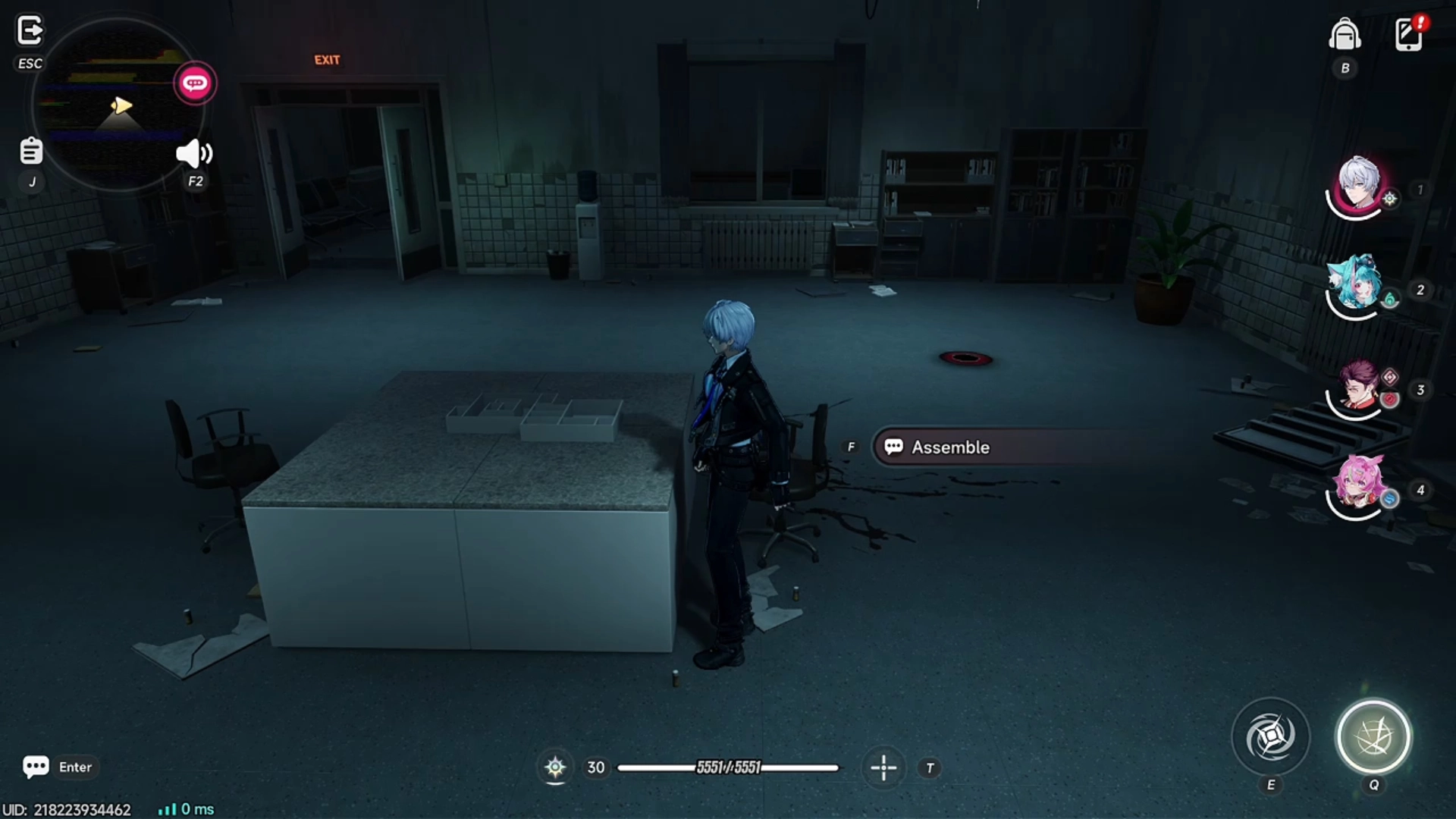 'Assemble' prompt that spawns the enemies from Jigsaw clue