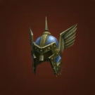 Brilliant Titansteel Helm, Fang-Deflecting Faceguard, Titan-Forged Plate Headcover of Salvation, Helm of the Bested Gallant Model