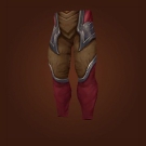 Wild Gladiator's Satin Leggings Model