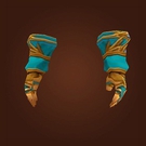 Replica Knight-Lieutenant's Satin Gloves, Replica Knight-Lieutenant's Satin Handwraps Model