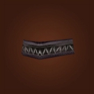 Dark Leather Belt Model