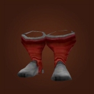 Red Woolen Boots Model