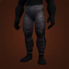 Dark Leather Pants Model