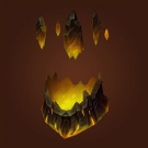 Erupting Volcanic Headpiece, Erupting Volcanic Faceguard, Erupting Volcanic Helmet Model