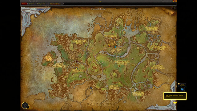 Emerald Dream Portal Map Loc