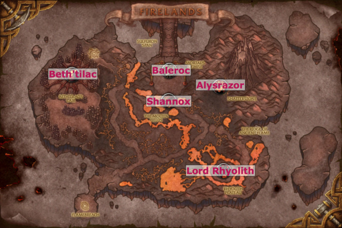 Firelands Map