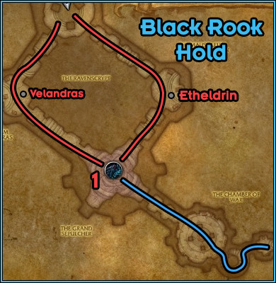Black Rook Hold - Path Floor 1