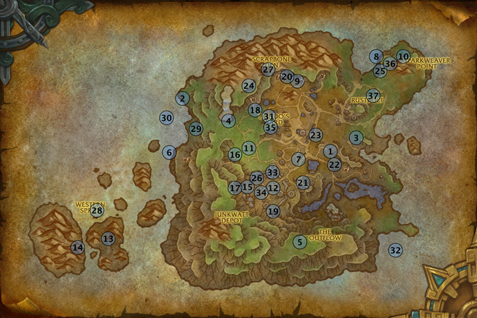 Mechagon Rare Elites Location