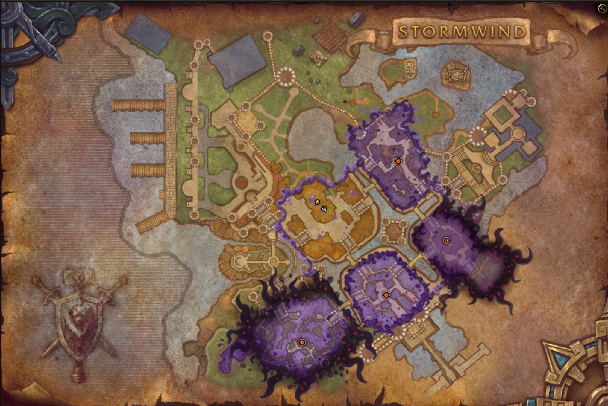Horrific Vision of Stormwind Map