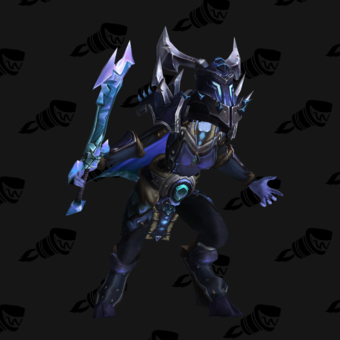 Death Knight PvE Arena Warlords Season 1 Blue Alliance Female Set