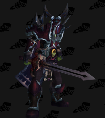 Death Knight PvE Arena Warlords Season 1 Blue Horde Female Set