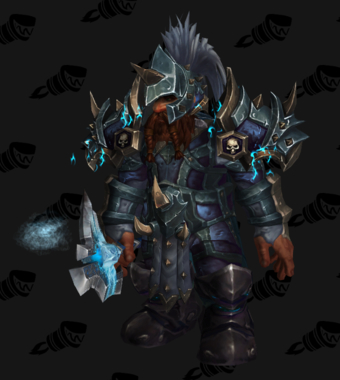 Death Knight PvP Arena Warlords Season 1 Epic Alliance Male Set