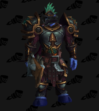 Death Knight PvP Arena Warlords Season 2 Blue Alliance Male Set