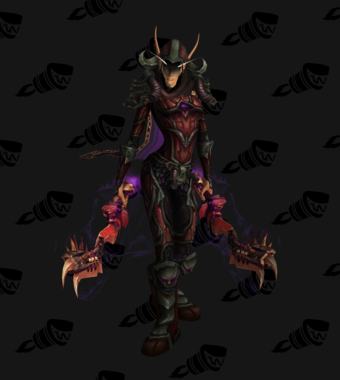 Death Knight PvE Arena Warlords Season 2 Epic Horde Female Set