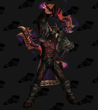 Death Knight PvP Arena Warlords Season 2 Epic Horde Male Set