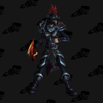 Death Knight PvE Arena Warlords Season 3 Blue Alliance Female Set